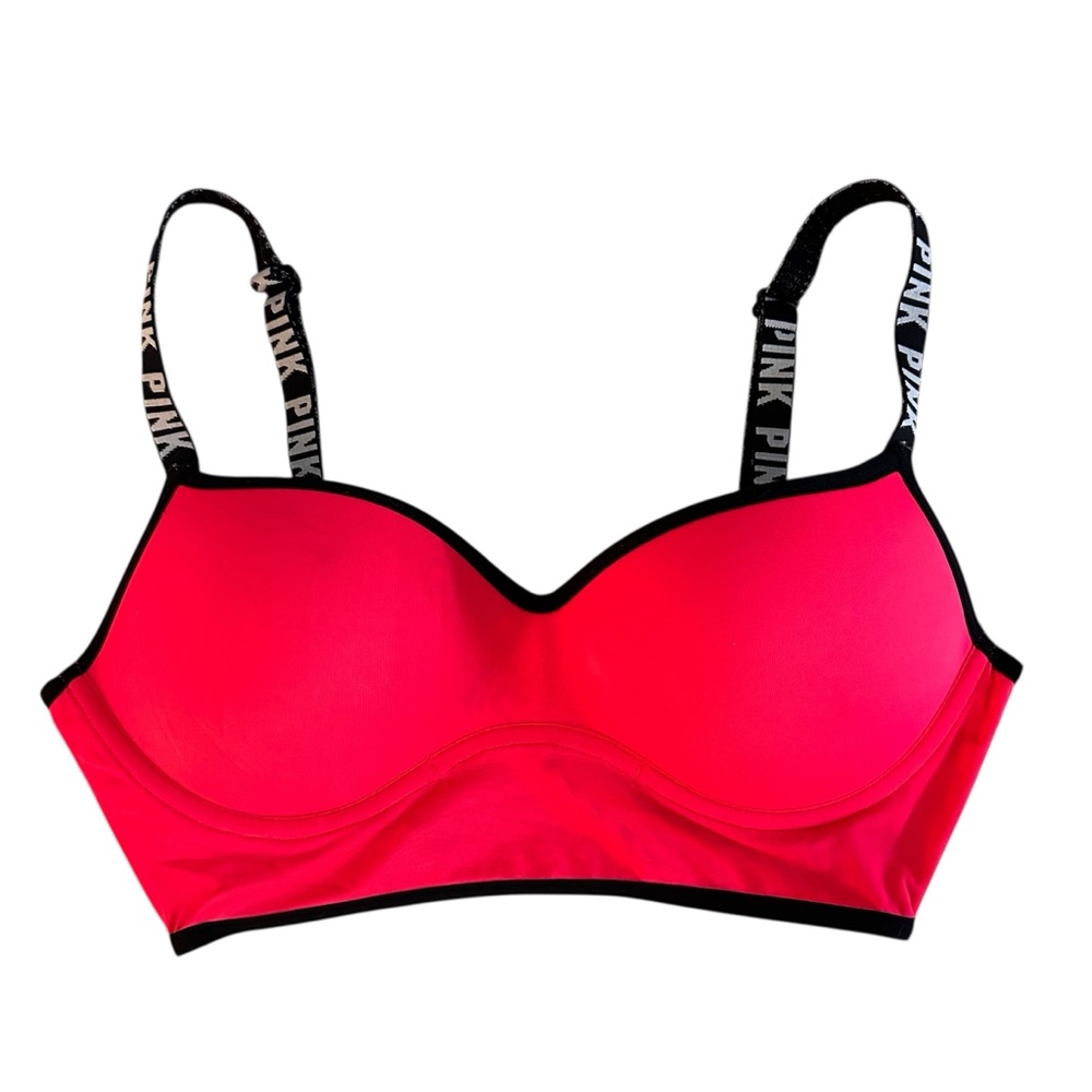 victoria’s secret pink logo cage bralette